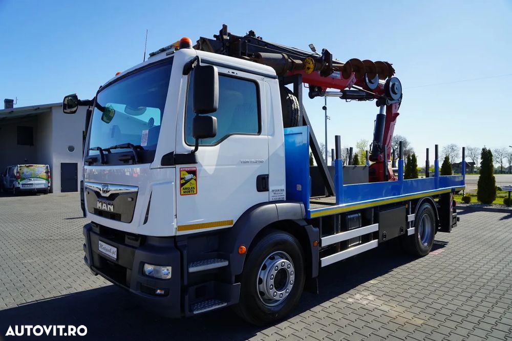 MAN TGM 15 .290 / HDS HC 190 + FORATOR 2 mb / FORMAT / RADIO CONTROL / EURO 6 / MANUAL / 2019 - 4