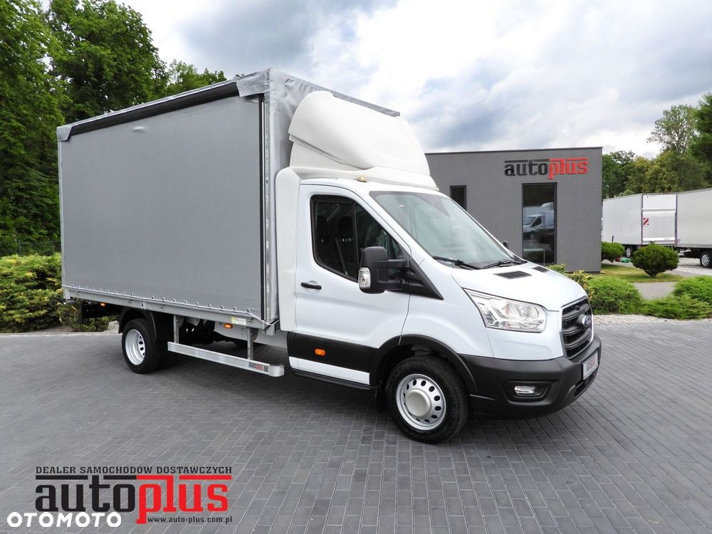 Ford TRANSIT  PLANDEKA 8 PALET TEMPOMAT LEDY BLIŹNIACZE KOŁA KLIMATYZACJA  130KM - 2