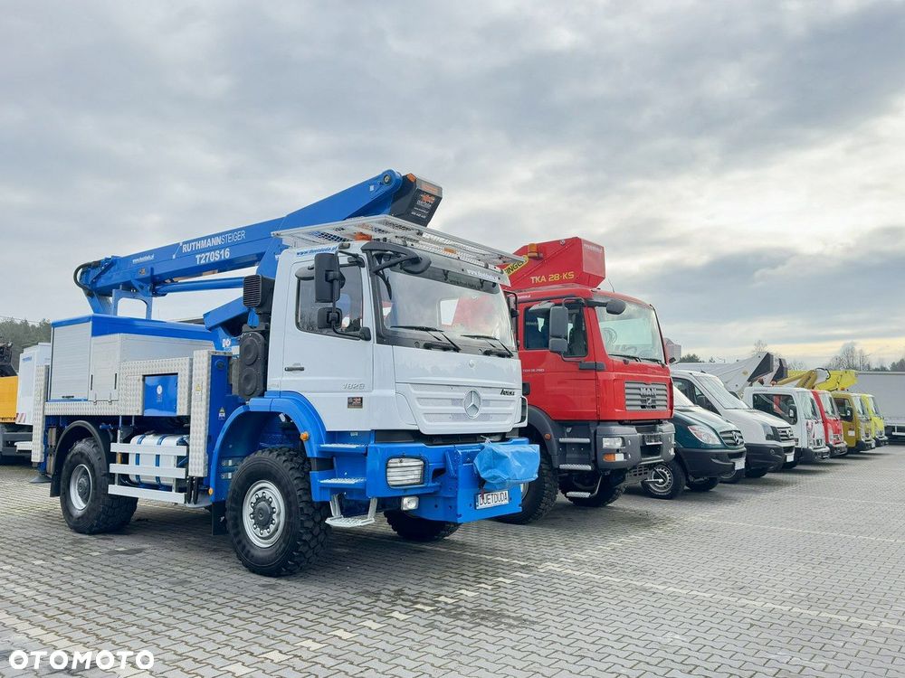 Mercedes-Benz AXOR 1829 4x4 Zwyżka RUTHMANN STEIGER T270S16 Podnośnik Koszowy - 6