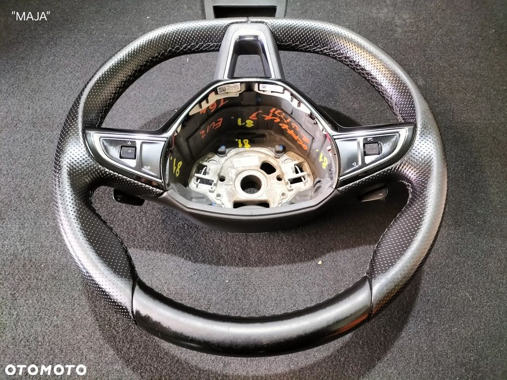 SKODA OCTAVIA III LIFT 565419091E 5E0419685A SKÓRZANA MULTIFUNKCYJNA KIEROWNICA DSG ŁOPATKI MULTIFUNKCJA SKÓRA ORYGINAŁ - 7