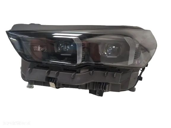 BMW 5 G60 G61 REFLEKTOR LAMPA PRZÓD PRZEDNIA LEWA FULL LED PRZETWORNICA KOMPLETNA BLACK ORYGINAŁ - 1