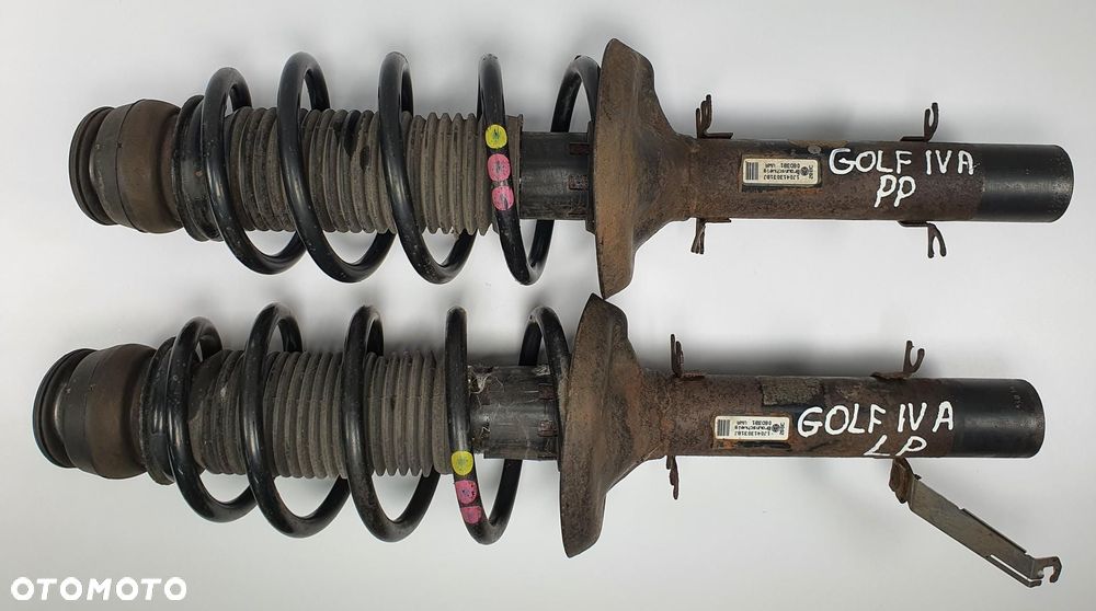 AMORTYZATORY SPRĘŻYNY PRZÓD PRZEDNIE VW GOLF IV 1J0413031BJ PARA - 1
