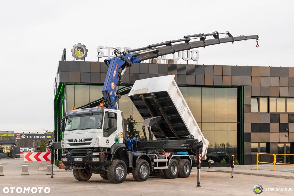 Iveco TRAKKER 450 8x8 PM 85SP HDS Żuraw Wywrotka - 2