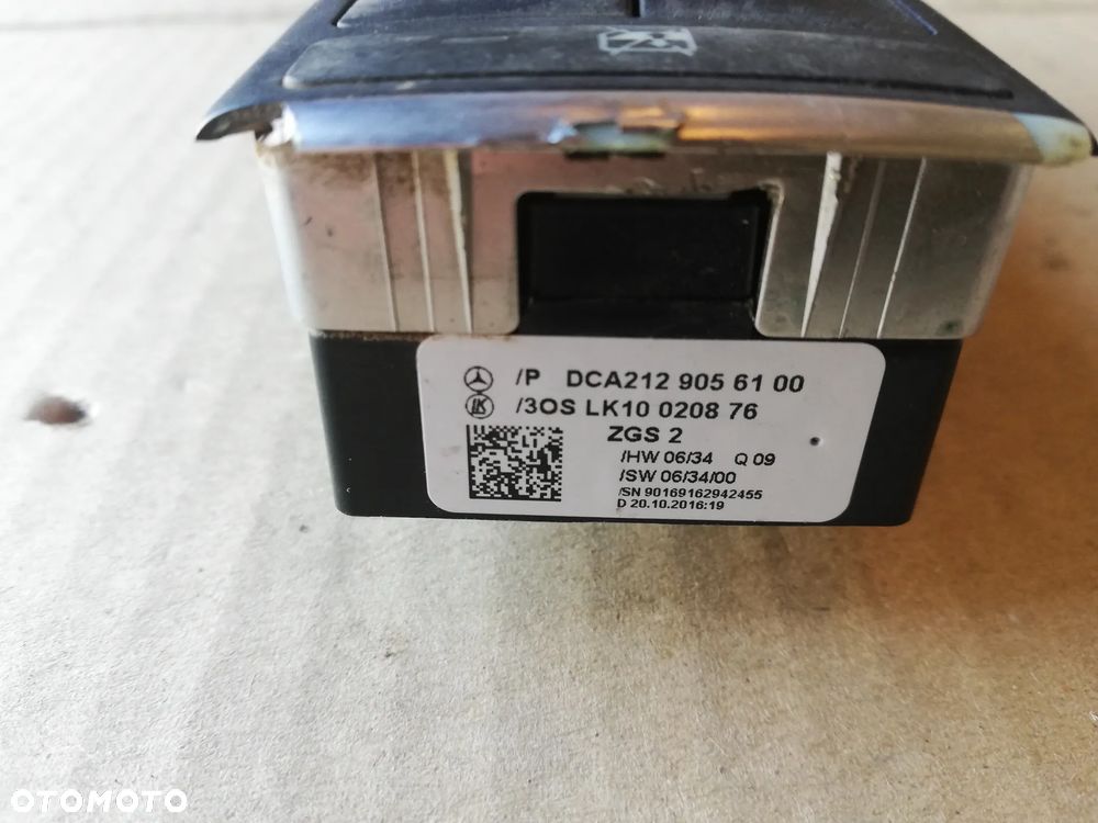 PRZEŁĄCZNIK SZYB I LUSTEREK MERCEDES W212 A2129056100 - 3