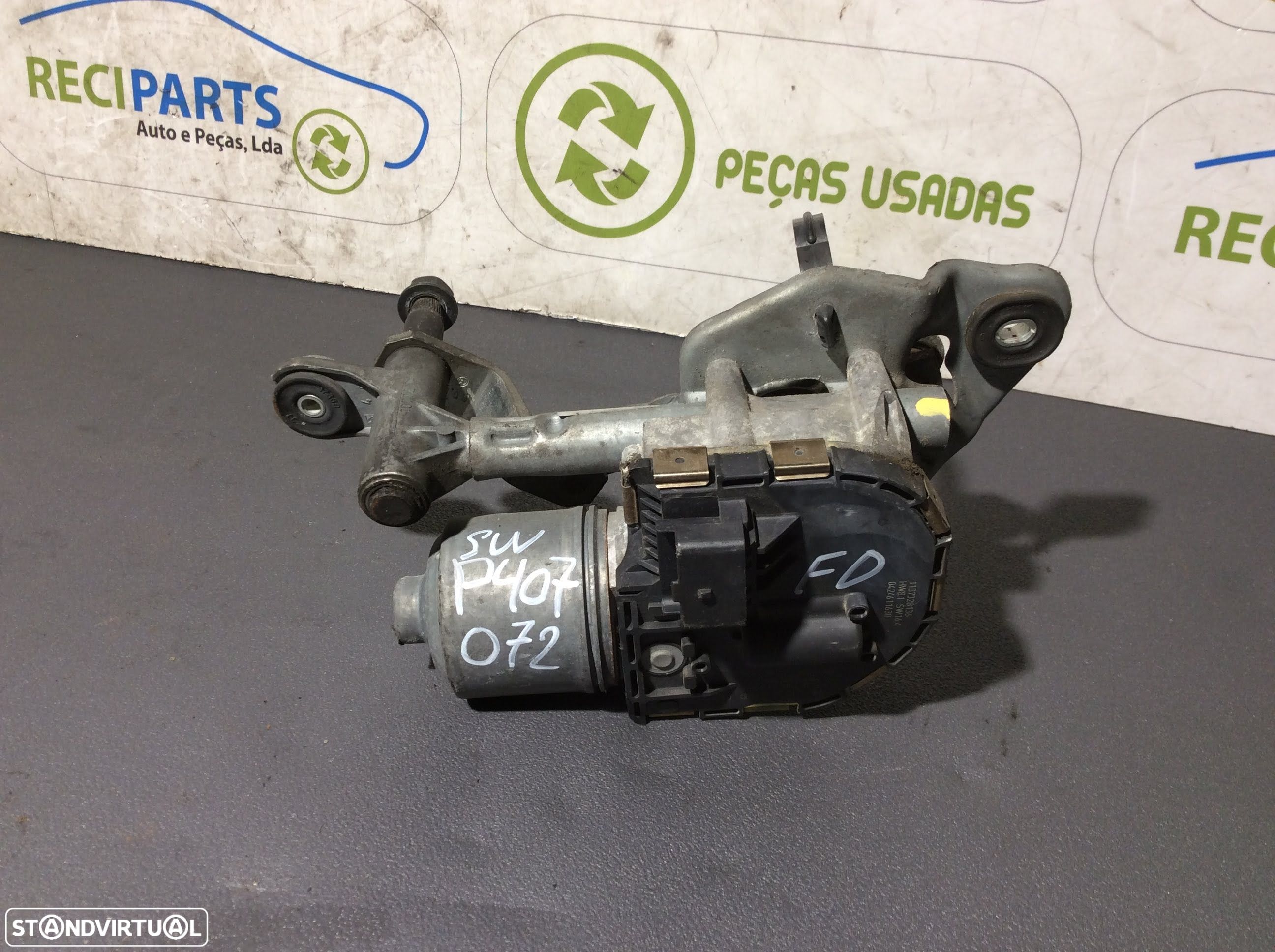 Motor Limpa Vidros Peugeot 407 1.6 HDi SW 2004 - 1