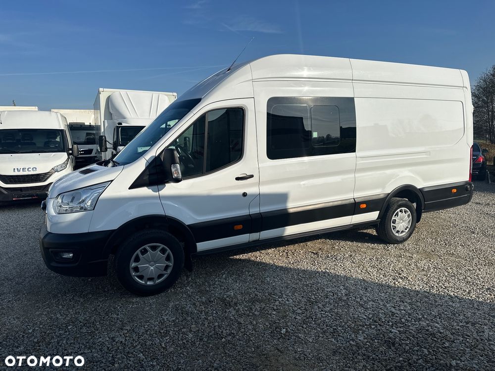 Ford TRANSIT MAXI/manual/brygadówka 5 osób/klima/navi/kamera/parktronik przód i tył/grzane fotele/LED - 9