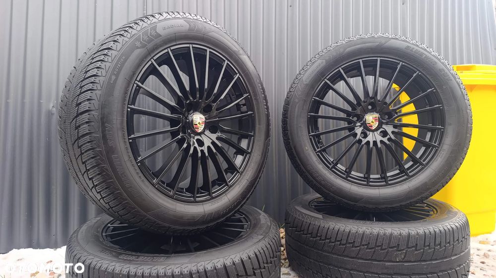 Zimowe Cayenne Porsche 19 5x130 Koła Felgi Opony Zimowe Touareg - 5