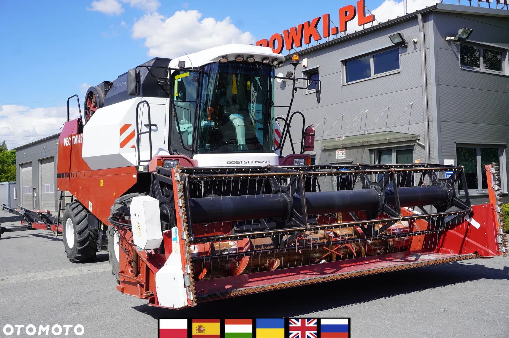 Rostselmash VECTOR 425 RSM-101 + wózek i heder - 1