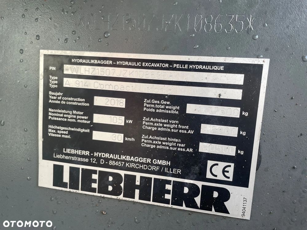 Liebherr 914 koparka kołowa - 26