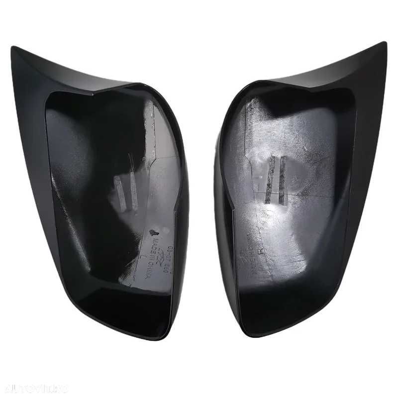 Set Capace Oglinzi Batman M BMW Seria 5 E60 E61 E63 E64, Negru Lucios - 2