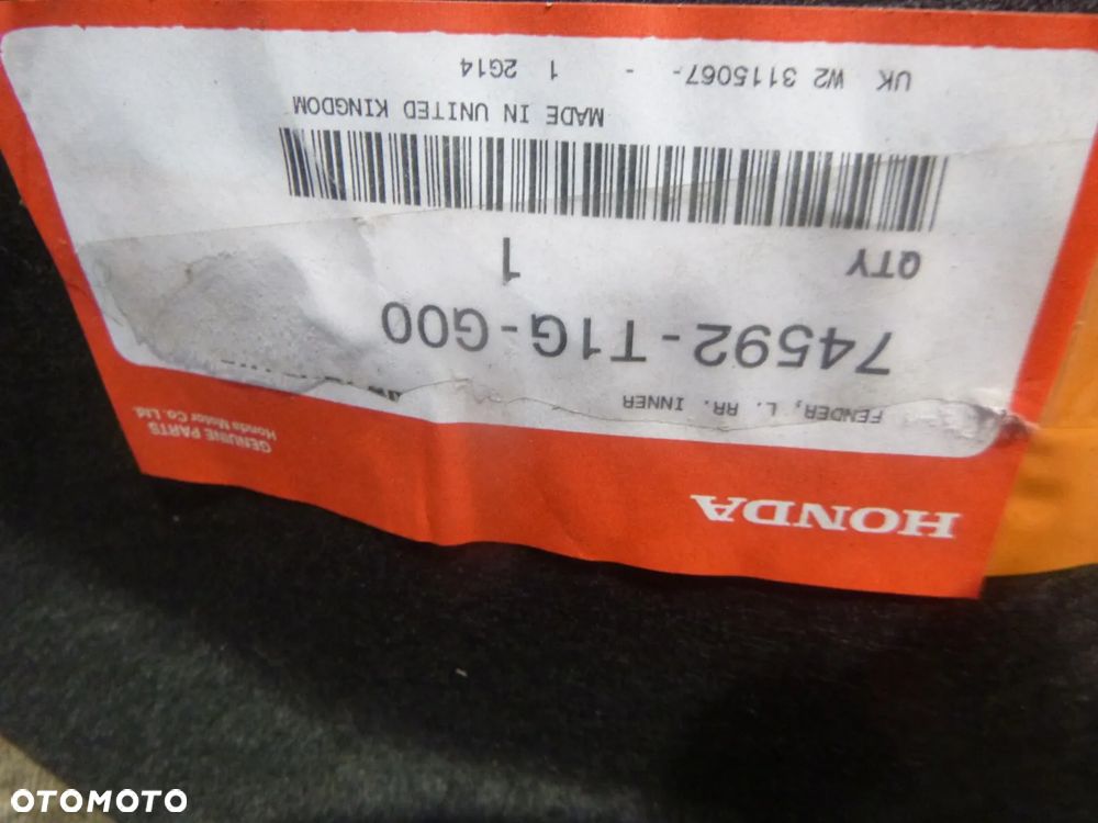 honda crv  cr-v 12-18r nadkole tył lewe nowe oryginał tylne - 2
