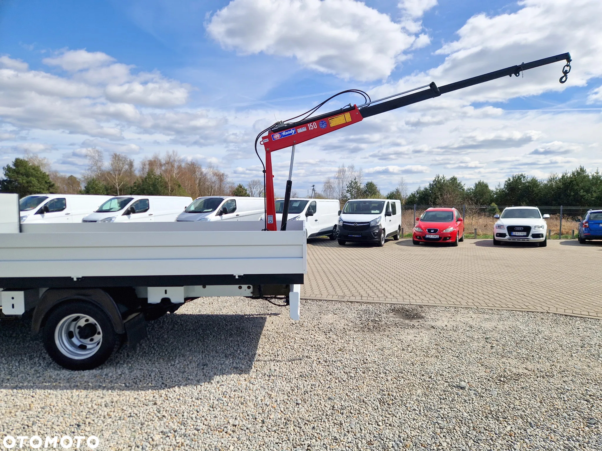Renault MASTER 2,3 DCI 165 KONNA SKRZYNIA 4,1M HDS HMF 830 KG KLIMA BLIŻNIAKI DO 3,5T 157T/KM PRZEBIEGU GWARANCJA - 33
