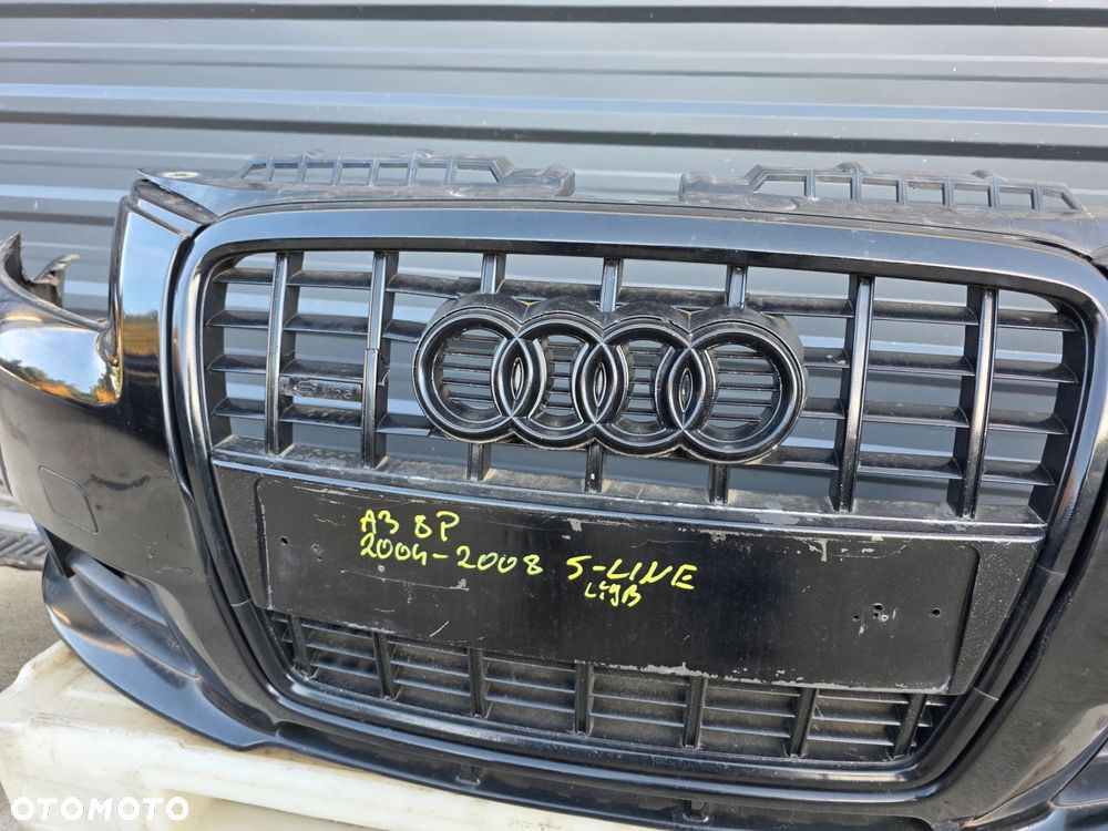 ZDERZAK PRZÓD AUDI A3 8P S LINE 2004-2008 LY9B KOMPLETNY ORYGINAŁ ! - 6