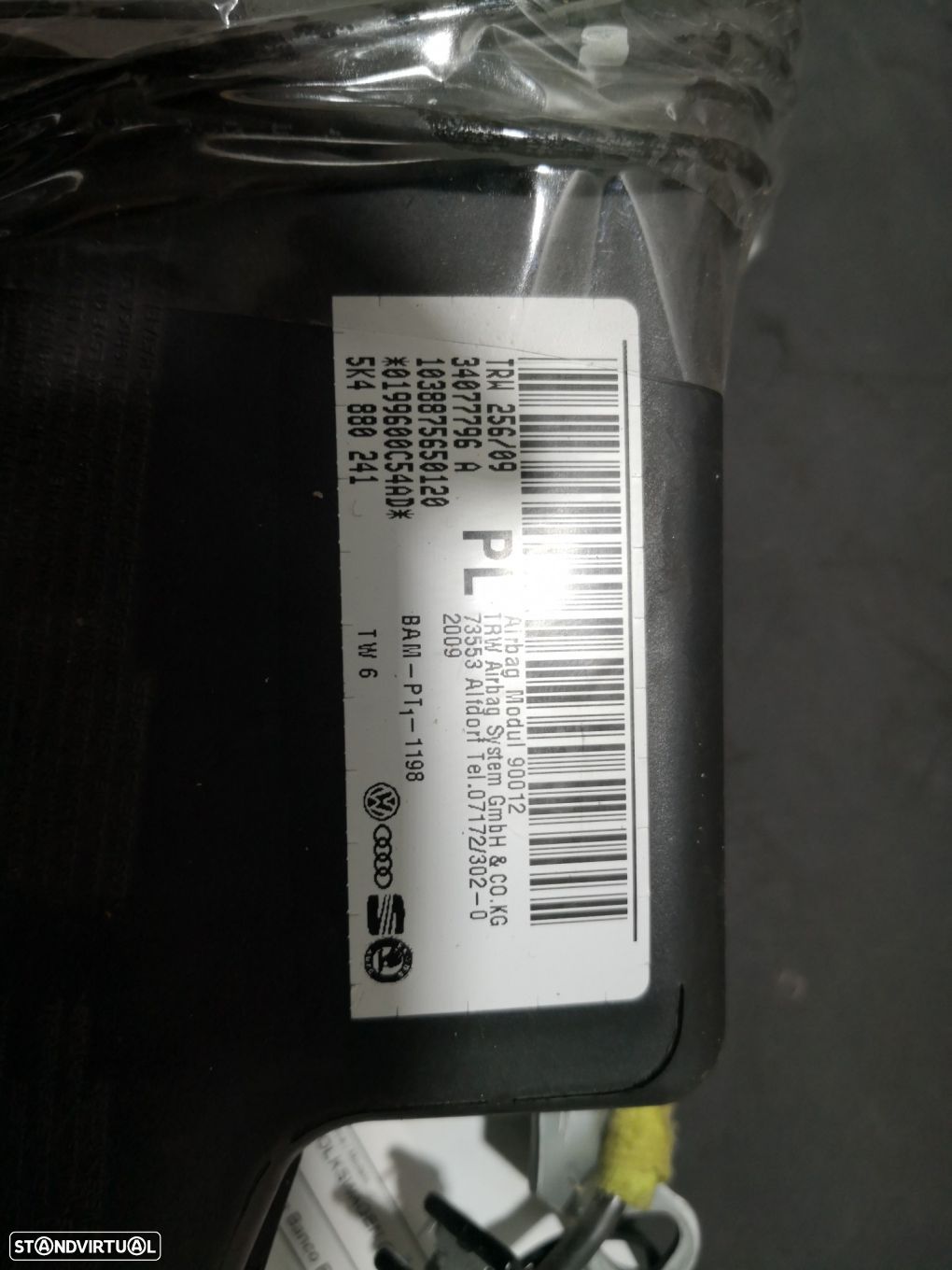 Airbag Banco Esq Volkswagen Golf Vi (5K1) - 1
