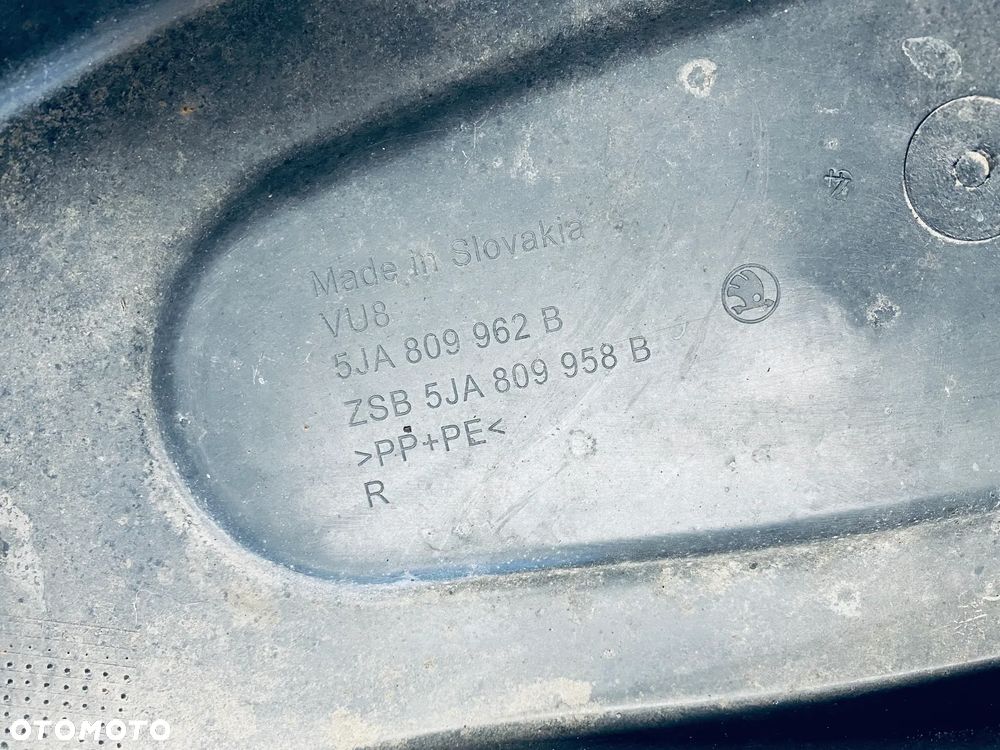 NADKOLA NADKOLE LEWY PRAWY PRZÓD LEWE PRAWE PRZEDNIE KOMPLET  SKODA RAPID LIFT 17R ; 5JA809961E 5JA809962B ORYGINAŁ - 11