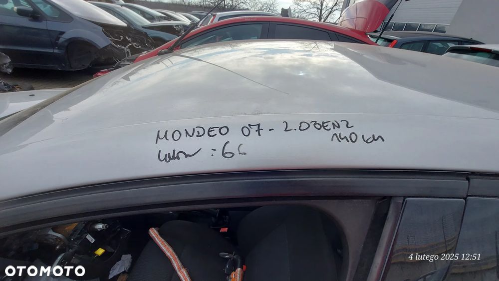 Ford Mondeo mk4 07- HB klapa tył kolor 66 - 4