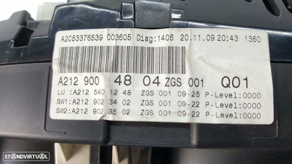 QUADRANTE MERCEDES CLASE E (W212) LIM. 350 CGI BLUEEFFICIENCY (212.057) - 5