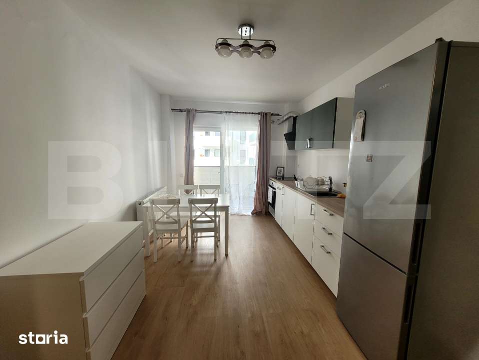 Apartament 2 camere , semidecomandat , 45 Mp mobilat si utilat complet — fotografia 1