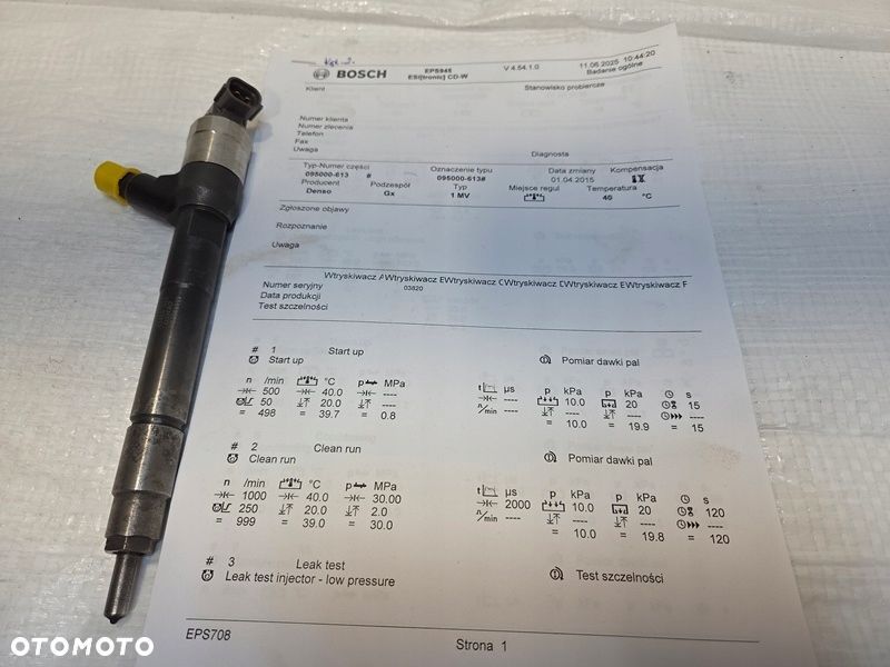 WTRYSK WTRYSKI WTRYSKIWACZE OPEL ASTRA K J MERIVA B 1.6 CDTI 55578075 - 13