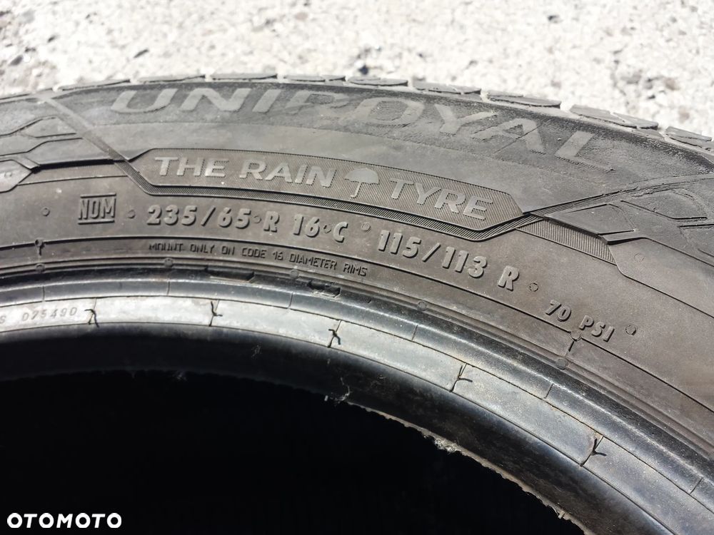 16” - UNIROYAL do BUSa - 235/65 r16 cali – "C" Wzmacniane LETNIE Opony - stan BDB - GWARANCJA ! + Możliwy MONTAŻ !! - 5