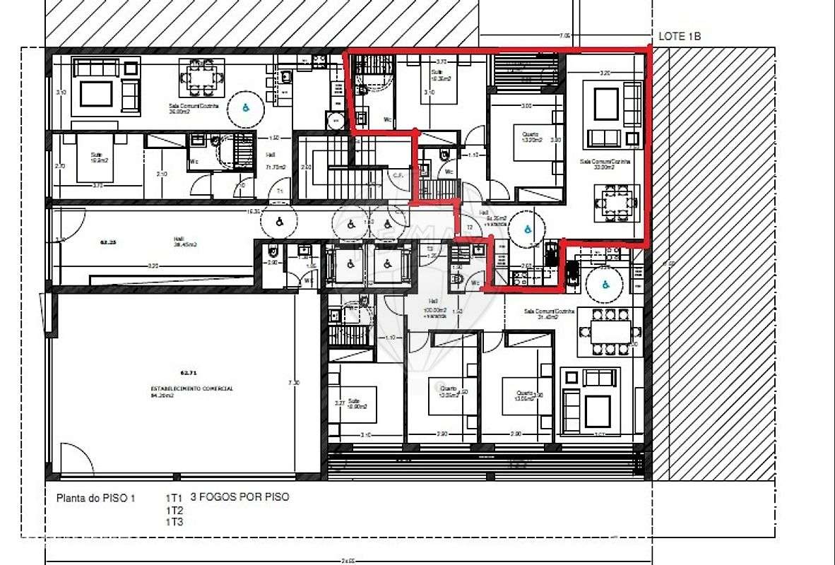 Apartamento T2 para venda - Grande imagem: 3/3