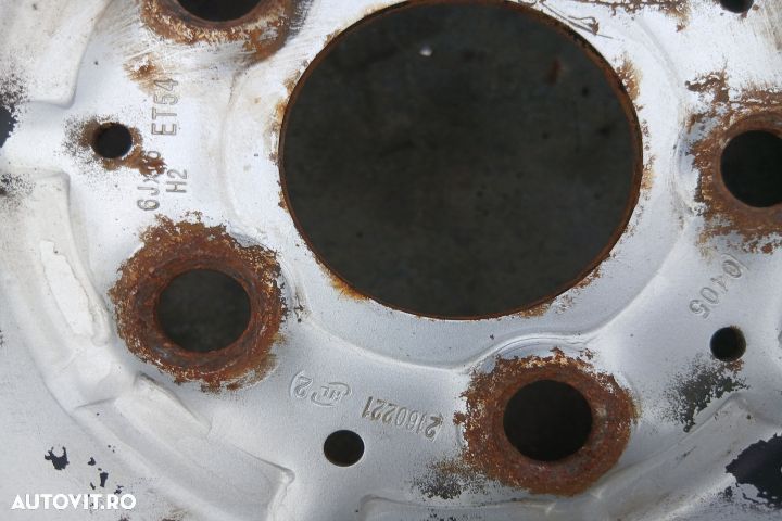 Janta tabla cu anvelopa 16 6394011602 6J16H2 ET54  195/65 R16 C 63940 - 4