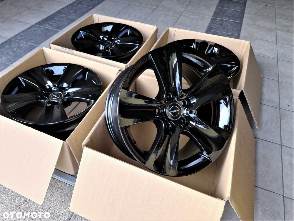 Alufelgi 17 5x120 Opel Insignia A Czarne Oryginalne ! 837# - 3