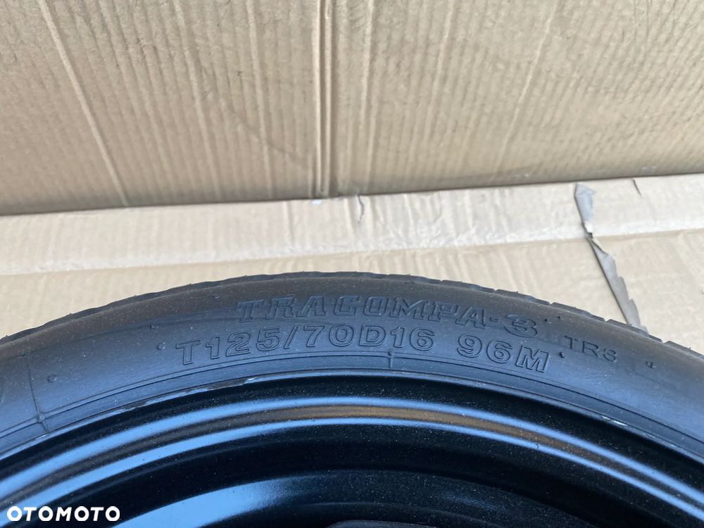 Koło dojazdowe dojazdówka 16  TOYOTA PRIUS III 3 PRIUS XW30  + ZESTAW szybka wysyłka - 4