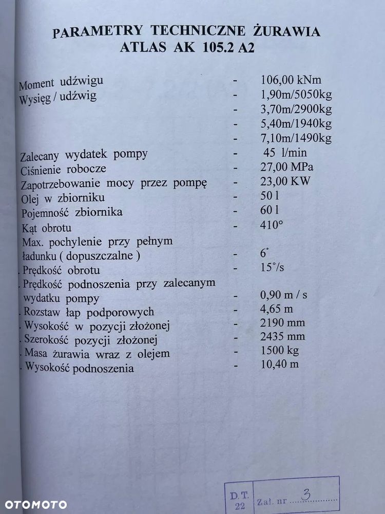Mercedes-Benz ATEGO 1823 | 3-stronny Kiper + HDS Atlas 105.2 / Do Negocjacji - 17