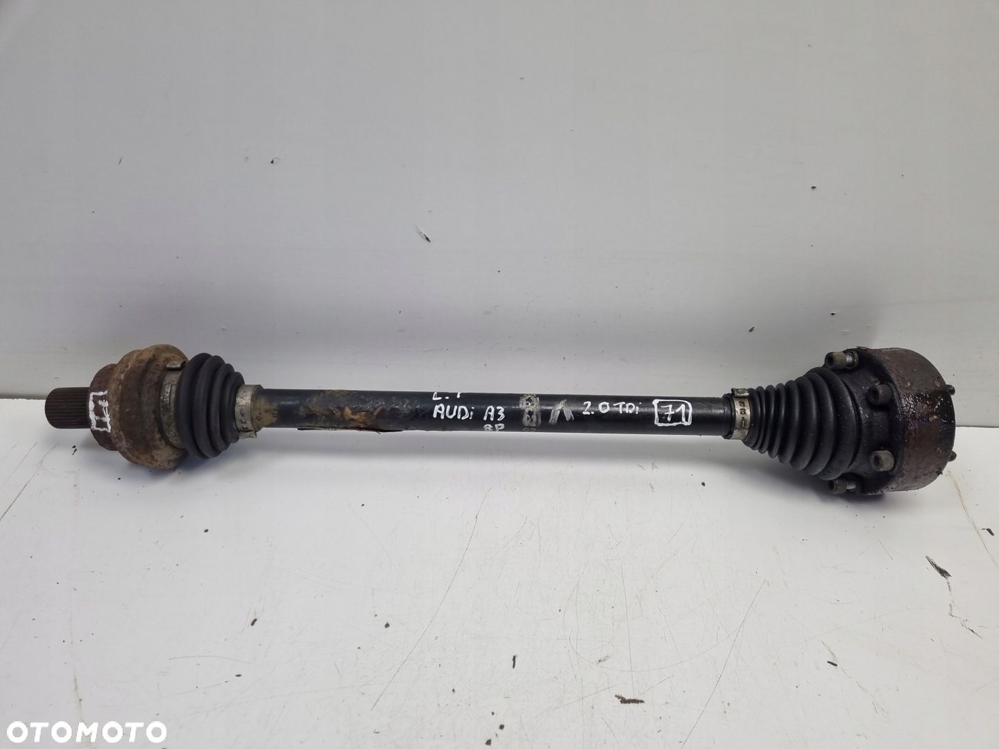 Audi A3 8P VW 2.0 TDI LEWA TYLNA PÓŁOŚ półośka lewy tył 1K0501203D - 1