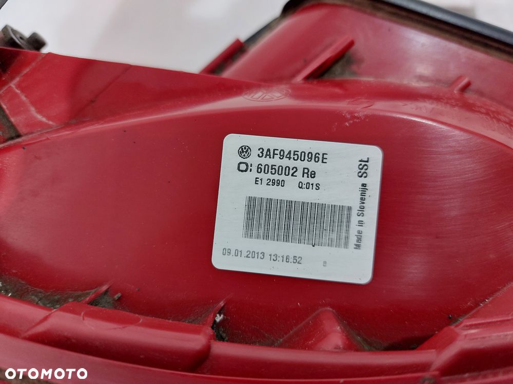 VW PASSAT B7 LAMPA TYŁ PRAWA LEWA EU 3AF945095E 3AF945096E - 6