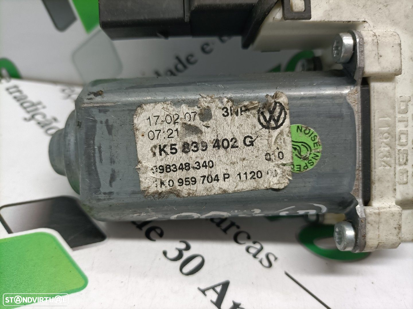 Motor Elevador Trás Direito Volkswagen Jetta Iii (1K2) - 2