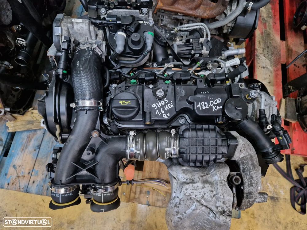 Motor usado 9H05 PEUGEOT 308 II 1.6 BLUE HDI 115CV 508 112CV 2013 SIEMENS - 1