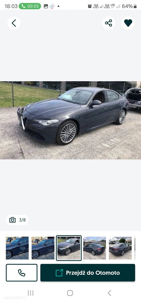 Alfa Romeo Giulia 2.0 turbo wszystkie części potrzebujesz czegoś dzwoń  Lublin - 3