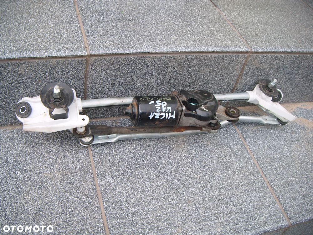 nissan micra k12 05r mechanizm wycieraczki przód z silnikiem - 1