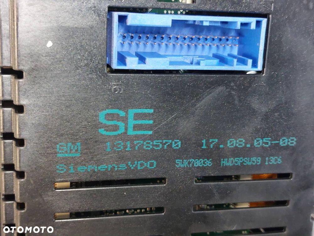 WYŚWIETLACZ OPEL ASTRA H III 13178570 - 3