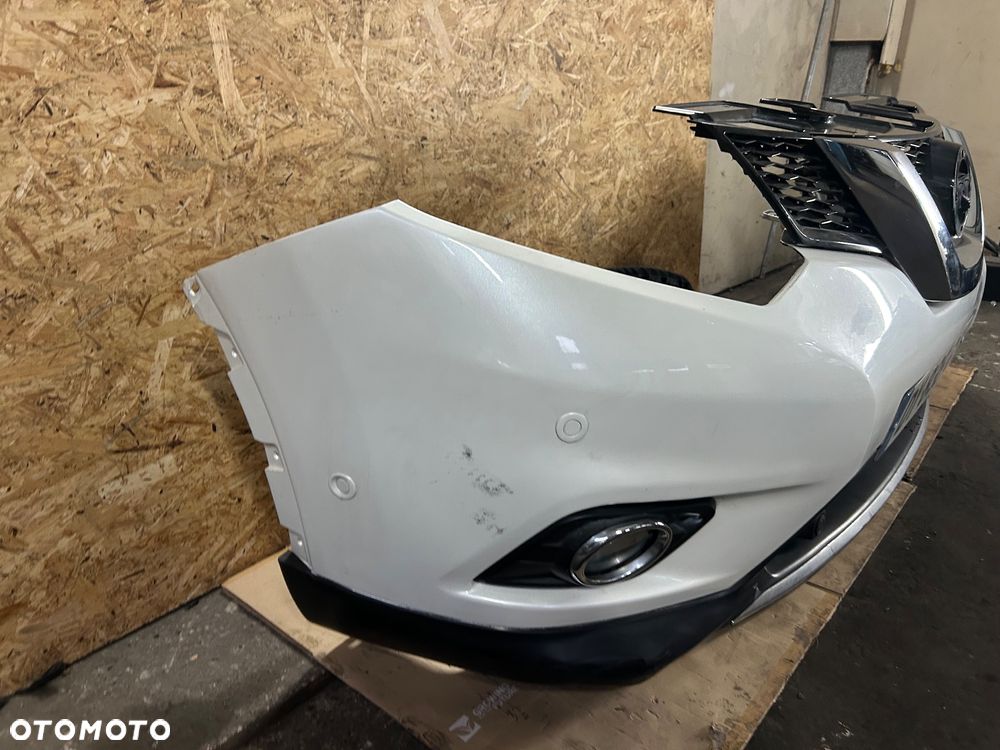 Nissan X-trail III T32 zderzak przód 6x pdc przedni kompletny grill atrapa 2014- kamera perła płyta pod zderzak - 9