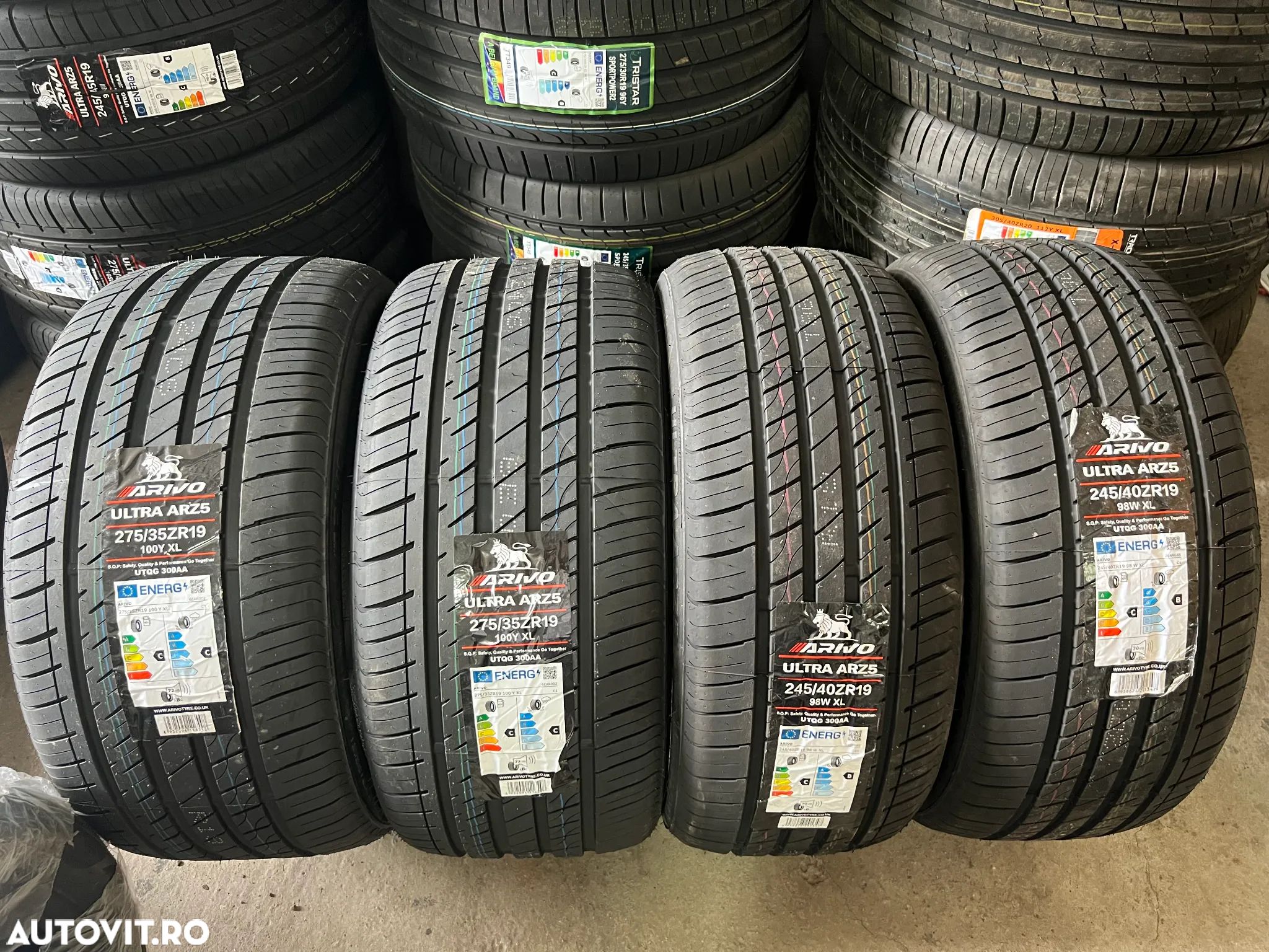 4 anvelope vara 245-40-19 si 275-35-19 BMW F10 F11 OPEl Mercedes E class BMW G30 E class W212 W213 - 1