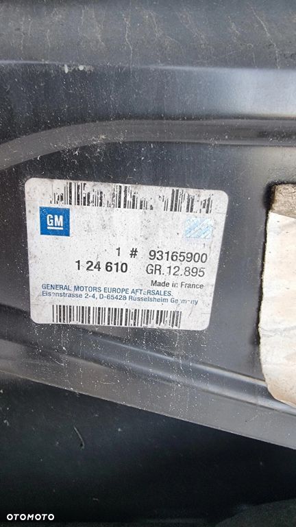 DRZWI PRAWE PRZÓD OPEL TIGRA B II 93165900 NOWE ORYGINAŁ - 7