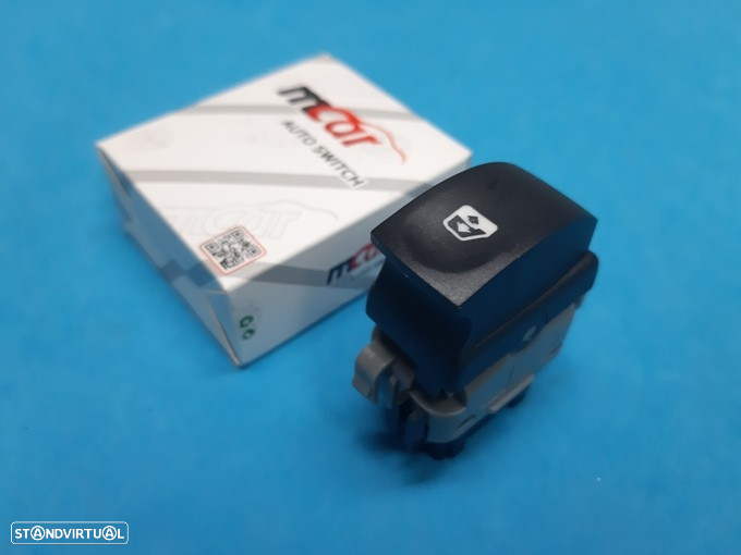 Comando interruptor botão vidros Renault Clio III e Modus  (passageiro) NOVO - 3