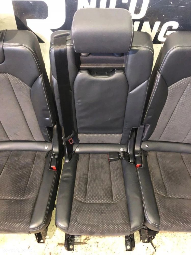FOTELE TAPICERKA AUDI Q7 4M 7-OS GRZANE S-LINE - 14
