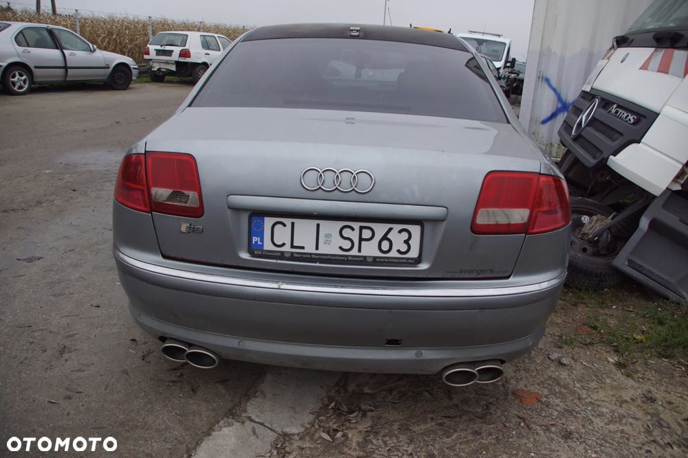Auto na części 692106889 Audi A8L A8 long 4.2 MPI BGK skrzynia HKT lakier LY7G lampa lampy wydech ulter drzwi maska zderzak pas przedni panel mmi deska skrzynia dół silnika błotnik - 12