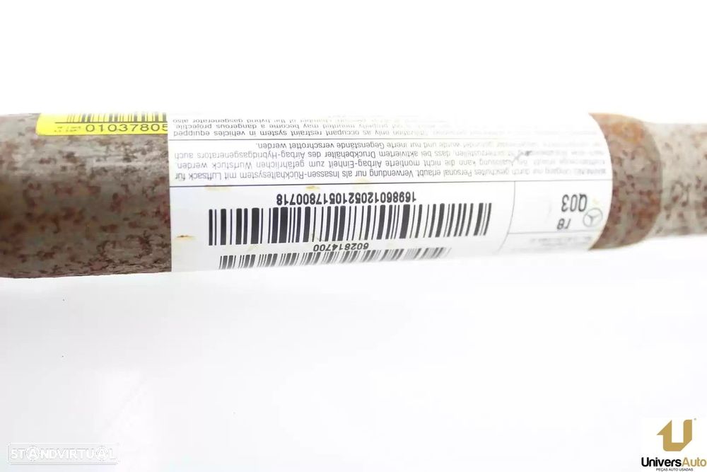 AIRBAG CORTINA FRONTAL DIREITO MERCEDES-BENZ CLASSE B 2005 -1698601205 - 4