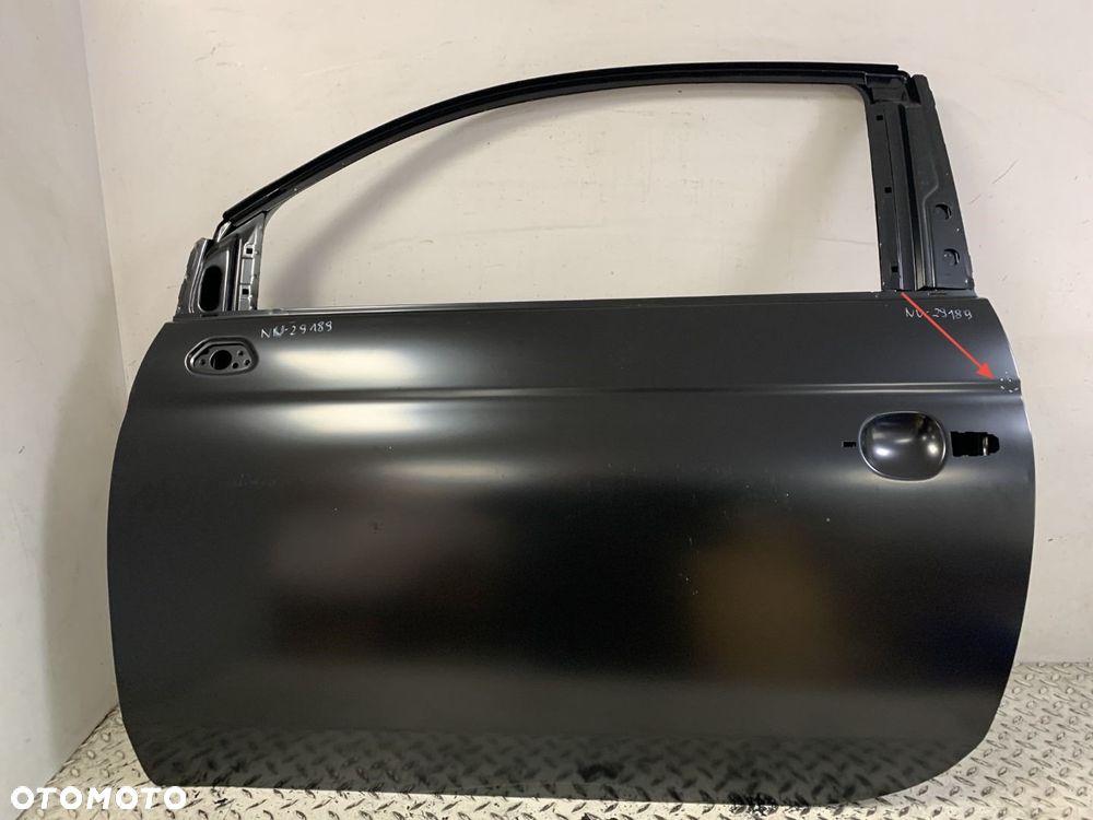 NOWE DRZWI LEWE PRZEDNIE LEWA PRZÓD FIAT 500 07-20 52136363 68693261A - 5