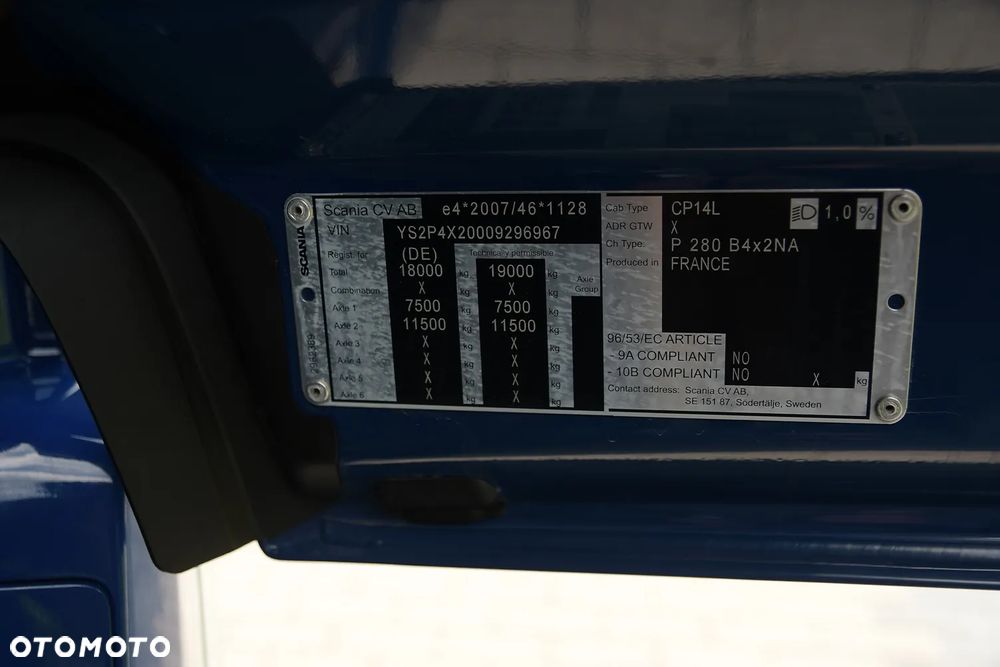 Scania P280///* 2022///* PRZEBIEG 165 TYŚ KM///* CHŁODNIA///* 18000KG///* THERMO KING///* WINDA///* BAR///* DŁ 7.30///* 18 EURO PALET///* KAMERA///* LEDY///* WAGA///* STAN JAK NOWA - 17