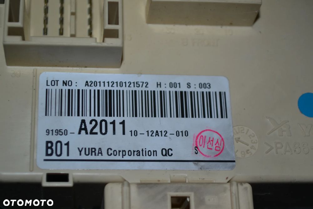 KIA CEED II SKRZYNKA BSI BEZPIECZNIKÓW 91950-A2011 - 3