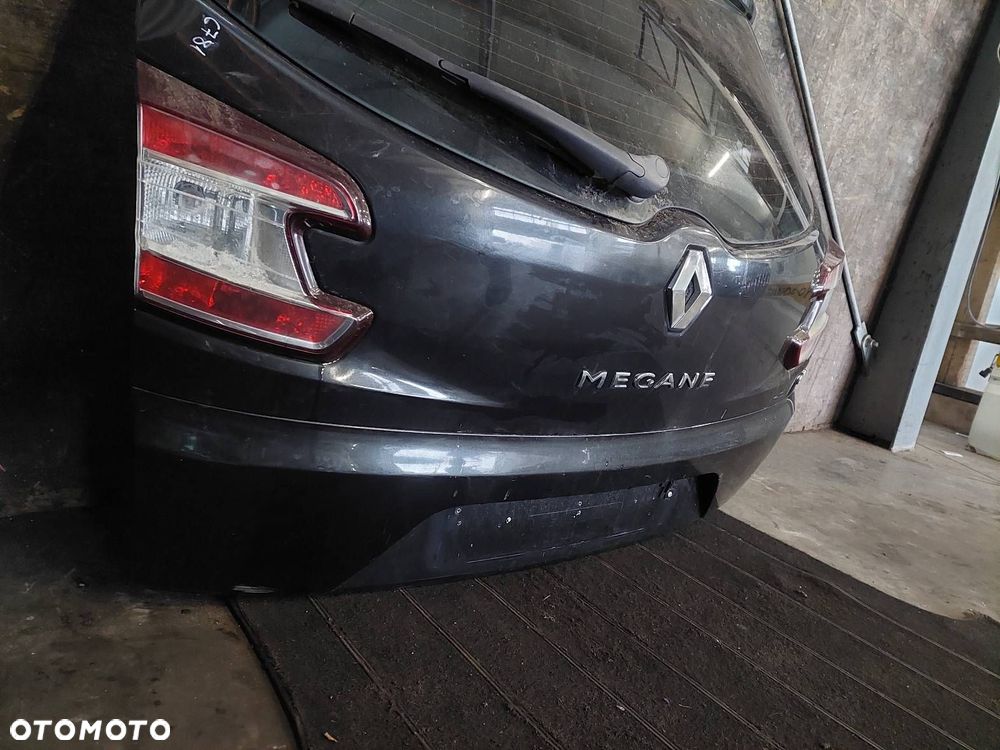 KOMPLETNY TYŁ KLAPA BAGAŻNIKA ZDERZAK LAMPY MEGANE III KOMBI TEB66 - 13