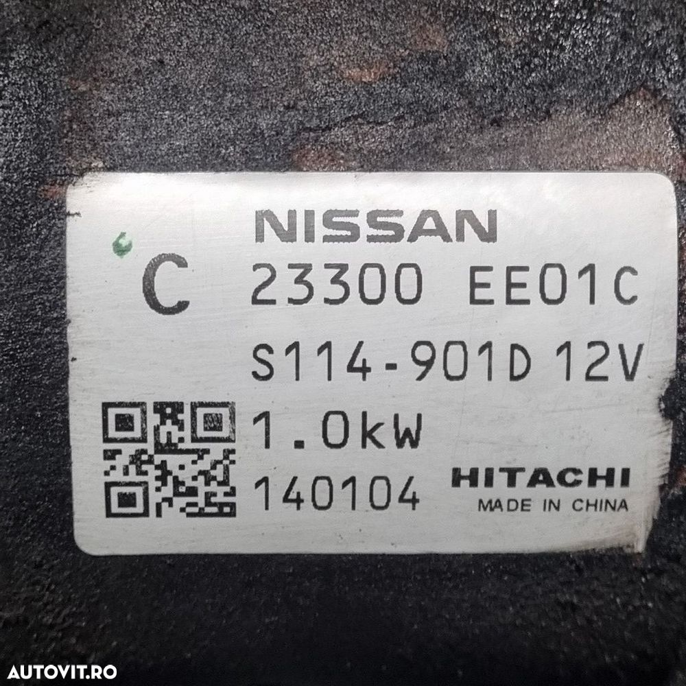 Electromotor Nissan Juke 1.6 B 2010 - 2014 86kW 117CP 1598CC Manuala HR16DE (1451) ... - 4