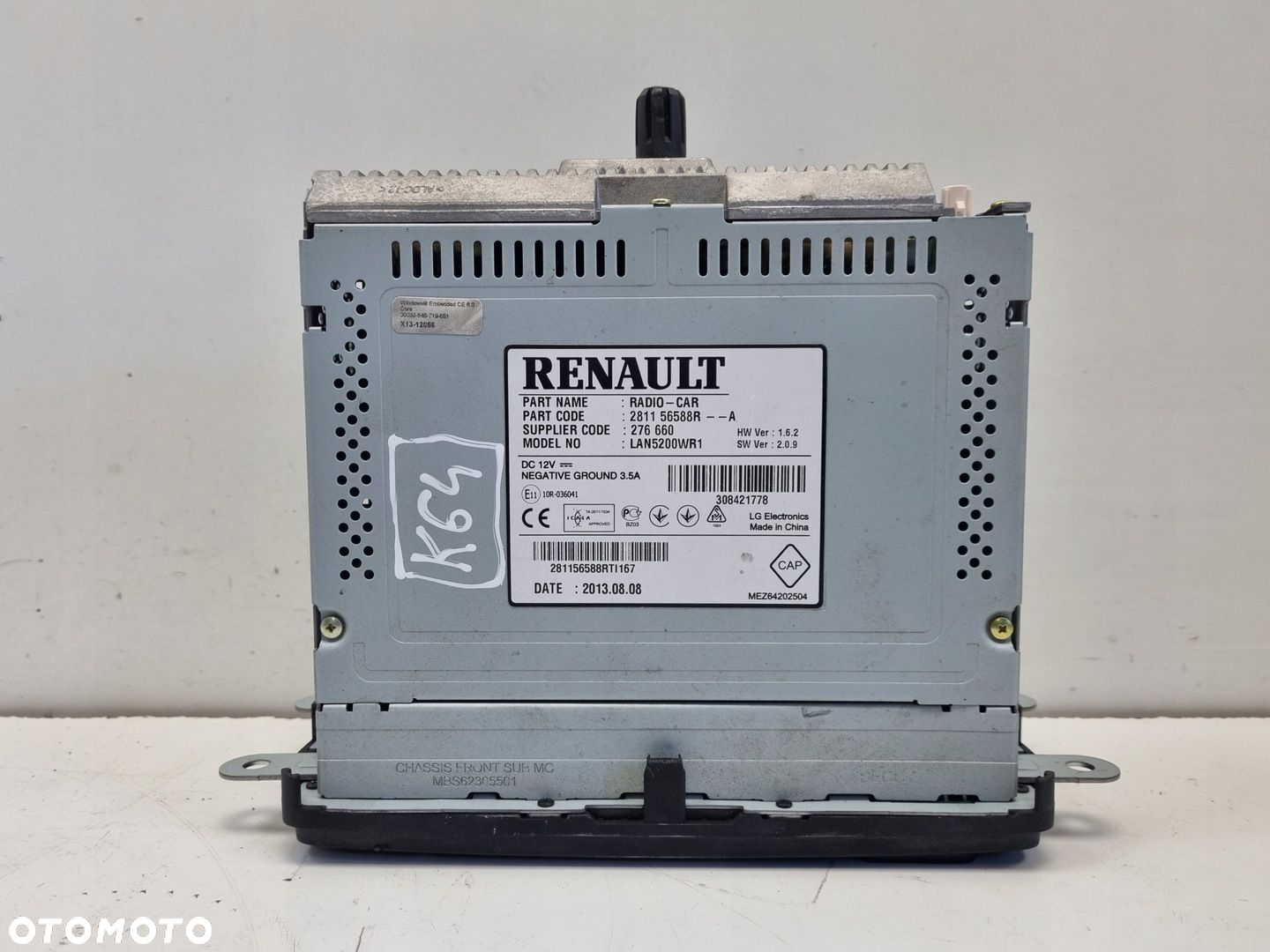 Dacia Duster Sandero RADIO CD NAWIGACJA Ekran wyświetlacz 281156588R - 8