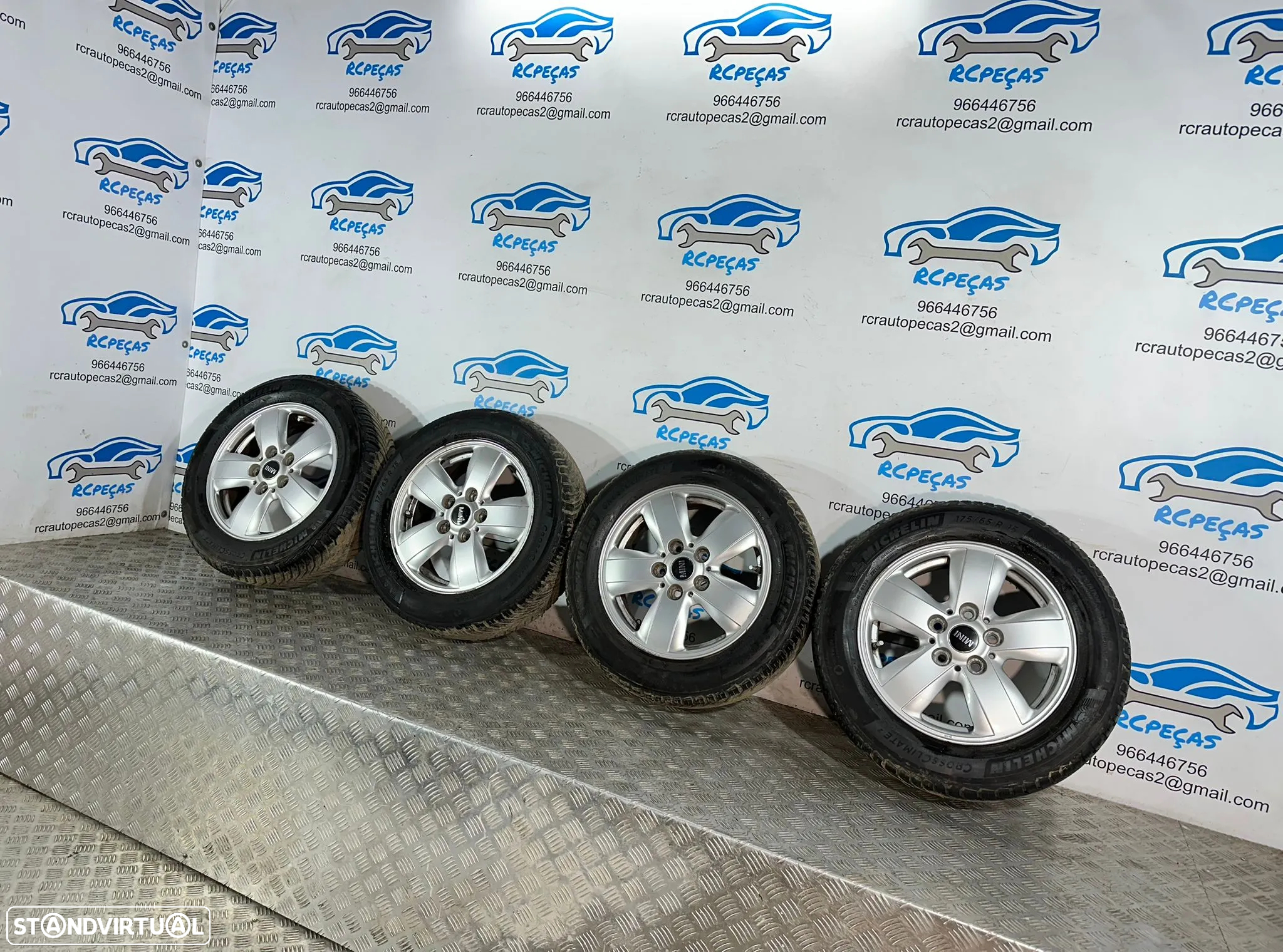 .Conjunto Jantes 15 Mini Cooper One 5x112 5.5J ET46 6855101 - 4